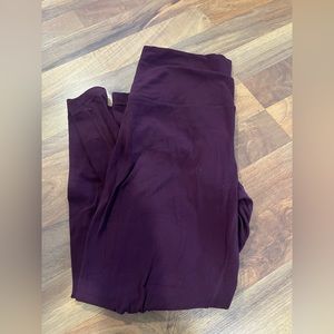 Maroon, Lululemon leggings size 8